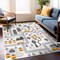 World Rug Gallery Kids Play Road Rug Interactive Cityscape for Cars and Toys Indoor Soft Area Rug 8' x 10' Cream 3014CREAM8X10 - alternate 9